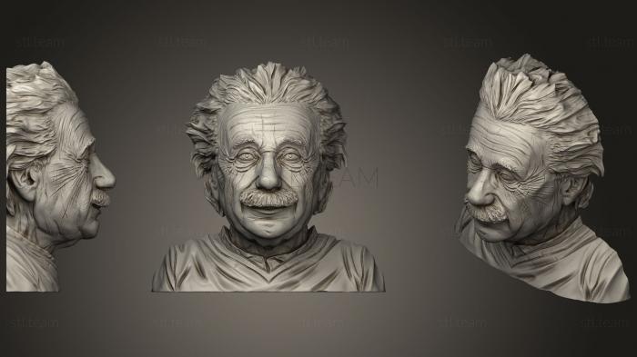 3D модель Голова Эйнштейна (STL)